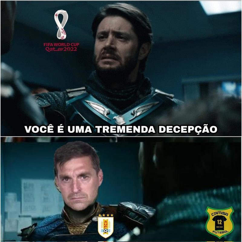 Memes da eliminao do Uruguai na fase de grupos da Copa do Mundo