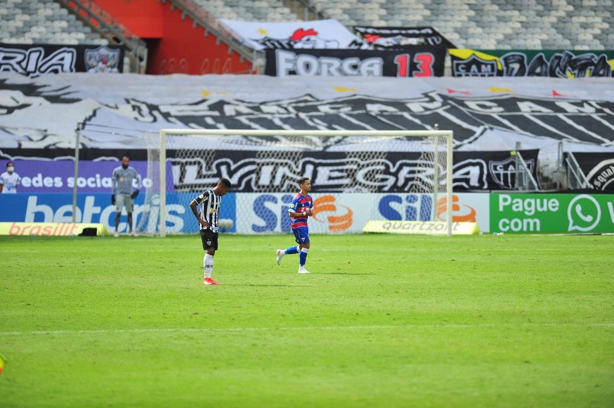 Fotos do jogo entre Atltico e Fortaleza, no Mineiro, pela primeira rodada do Campeonato Brasileiro de 2021