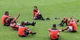 Novo atacante do Atltico participou de ltimo treino antes de clssico contra o Cruzeiro
