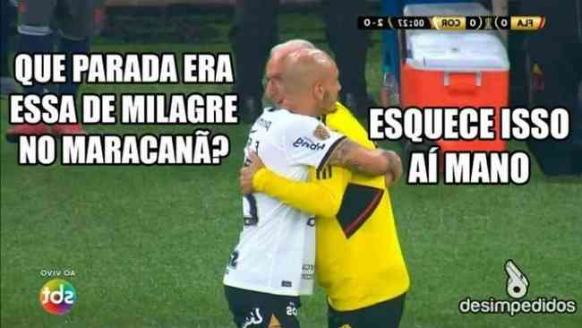 Os memes do empate entre Flamengo e Corinthians no Maracanã