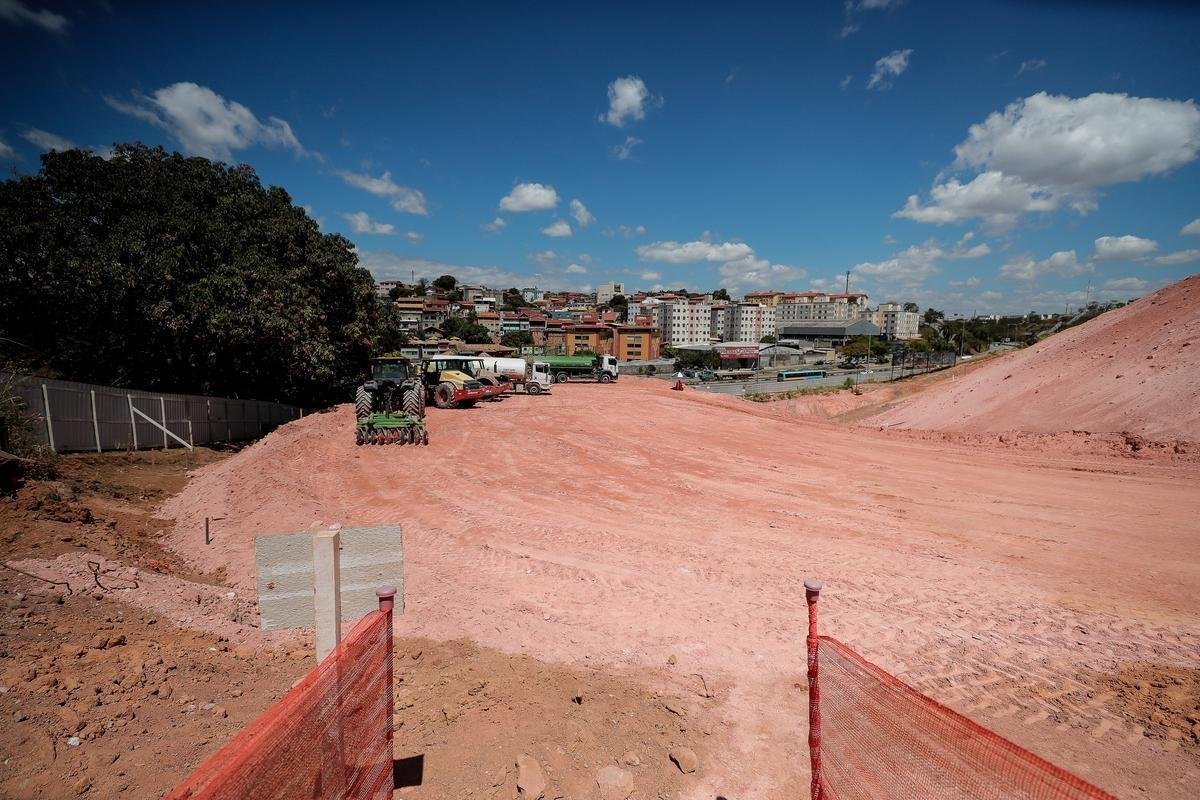 Atlético divulgou novas fotos das obras da Arena MRV