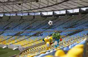 Palco da final das Copas do Mundo de 1950 e 2014, Maracan receber jogos de futebol e ser palco das cerimnias de abertura e encerramento