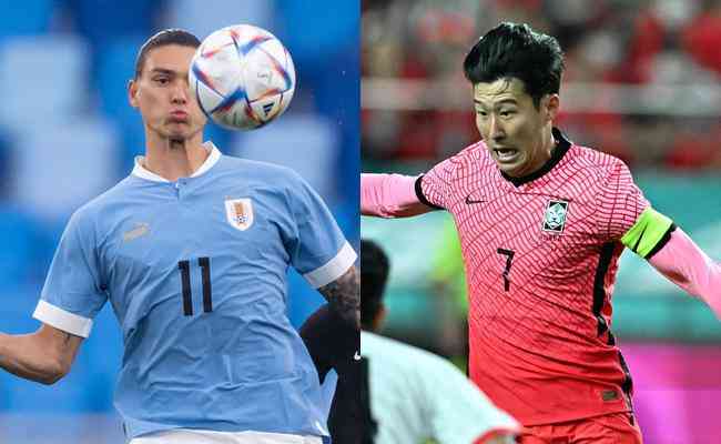 Uruguai e Coreia do Sul se enfrentaro no Grupo H da Copa do Mundo