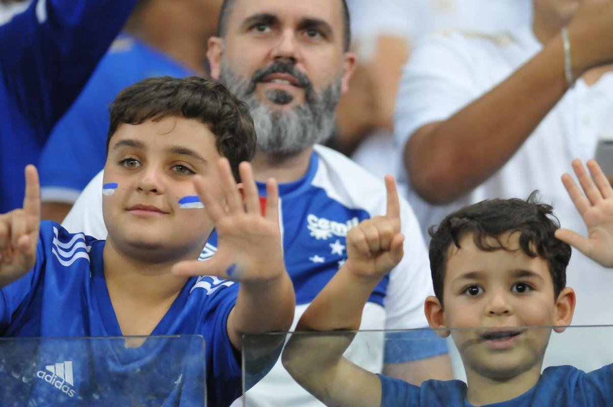 Fotos da torcida do Cruzeiro durante a partida contra o Operrio-PR, no Mineiro, pela 29 rodada da Srie B