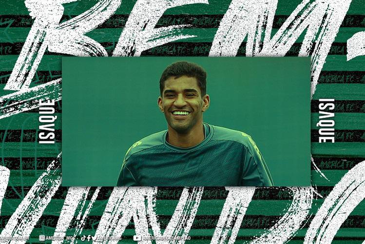 O meia-atacante Isaque foi a 13ª contratação do América para a temporada. O jogador de 24 de anos, que percente ao Grêmio, assinou por empréstimo até o fim da Série A.