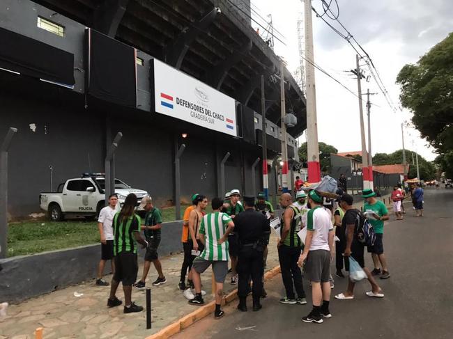 América: Vários ônibus saíram com torcedores do América