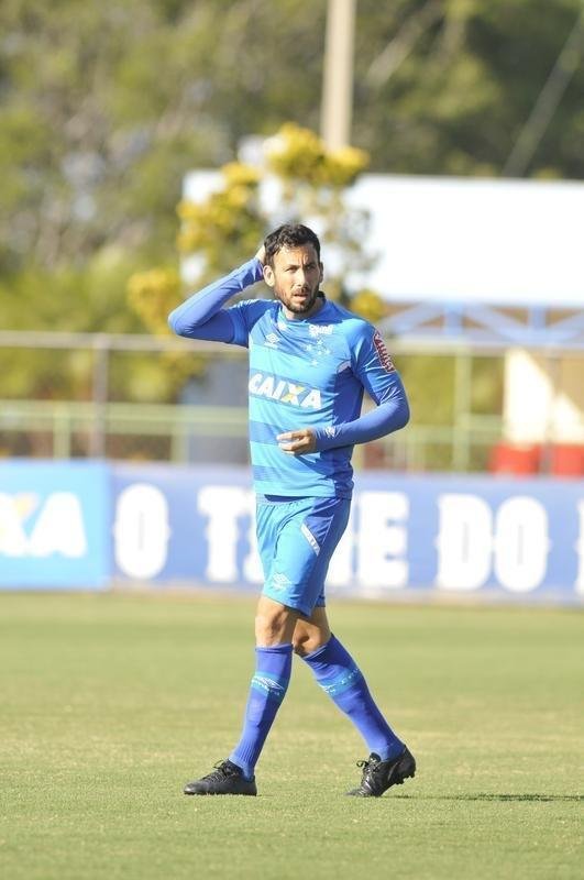 Imagens do treino do Cruzeiro nesta tera-feira (25/07) na Toca da Raposa II