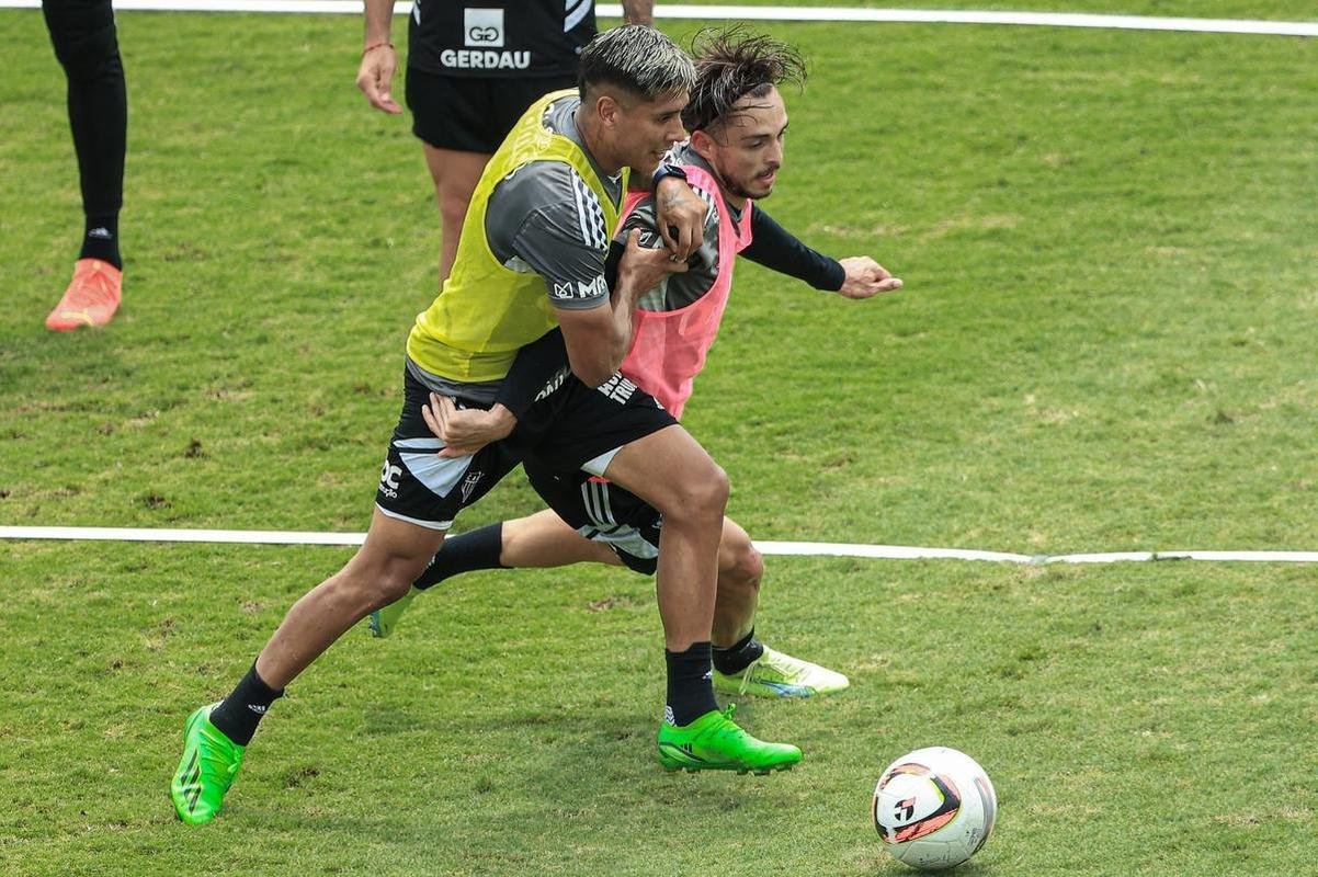 Fotos do ltimo treino do Atltico antes de pausa para festas de fim de ano