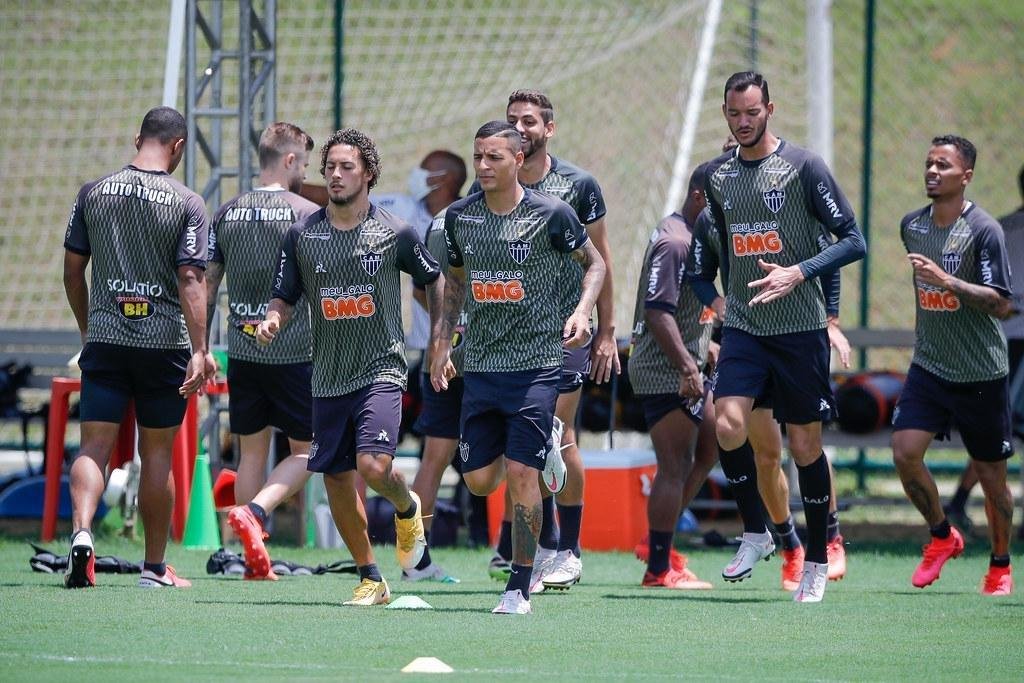 Fotos do treino: Atlético se prepara para enfrentar o Corinthians