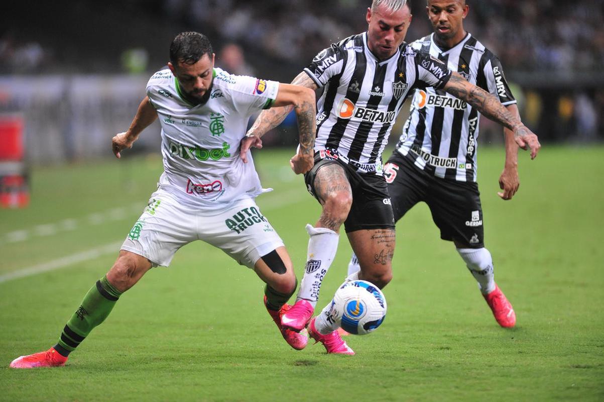 Fotos do clssico entre Atltico e Amrica, no Mineiro, pelo Grupo D da Copa Libertadores 2022