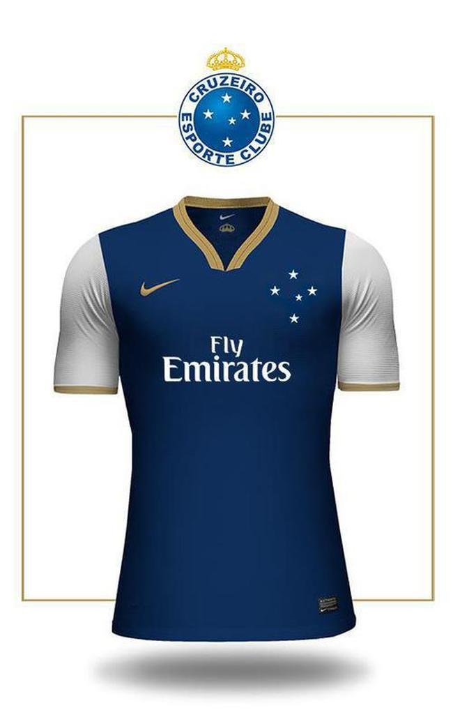 Uniforme do Cruzeiro com a Nike na viso do designer @Bernardoduca