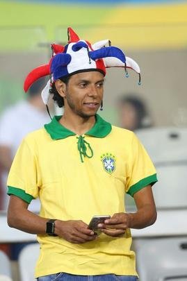Torcedores no Mineiro durante jogo entre Brasil e Austrlia pelos Jogos Olmpicos do Rio