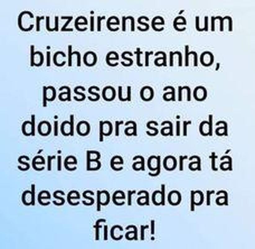 Memes da derrota do Cruzeiro para o Vitria pela Srie B