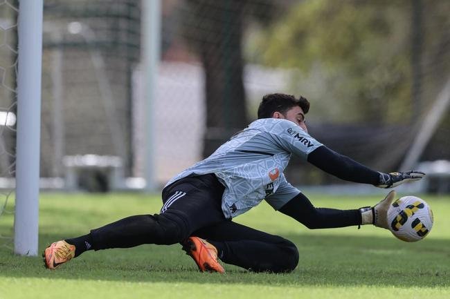 Fotos do �ltimo treino do Atl�tico antes do jogo contra o Botafogo