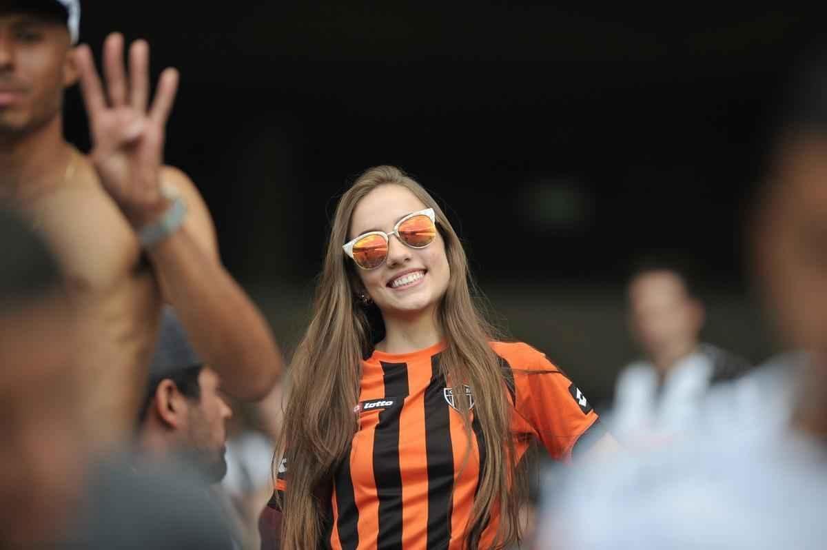 Torcida do Atltico no clssico contra o Cruzeiro, no Mineiro, pela 10 rodada do Estadual