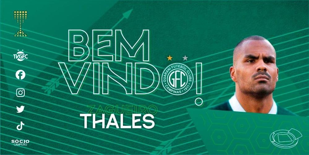 Thales, zagueiro (Guarani)