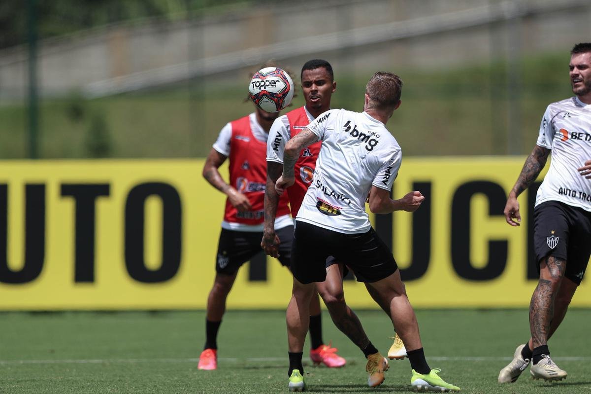 Treino do Atltico em 15/3/2021, na Cidade do Galo