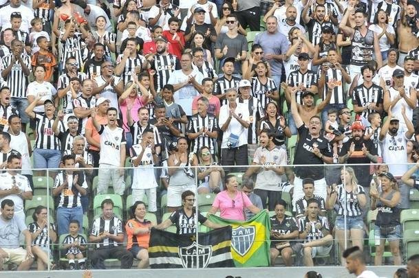 Fotos da torcida do Atltico na partida contra o Boa Esporte