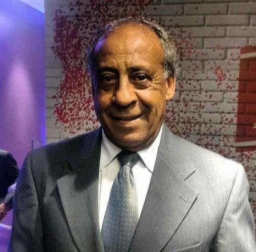 Personalidades na cerimnia do 16 Trofu Tel Santana. Dirceu Lopes, craque histrico do Cruzeiro