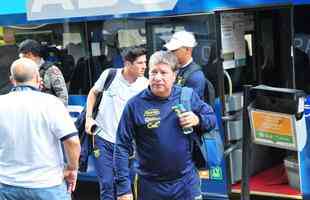 Delegao do Equador desembarcou nesta tera-feira em Belo Horizonte, onde estrear na Copa Amrica