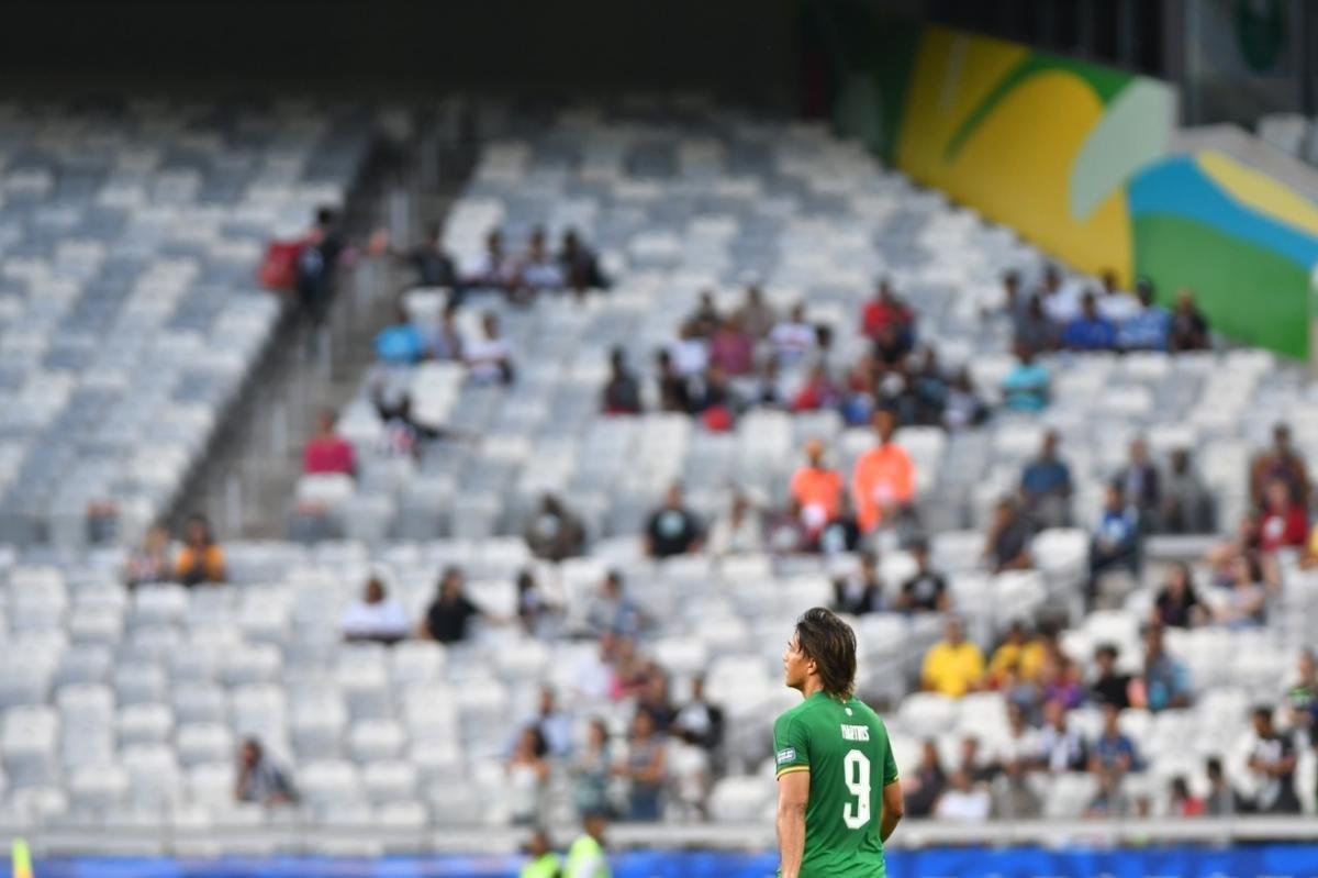 Imagens da partida entre Bolvia e Venezuela