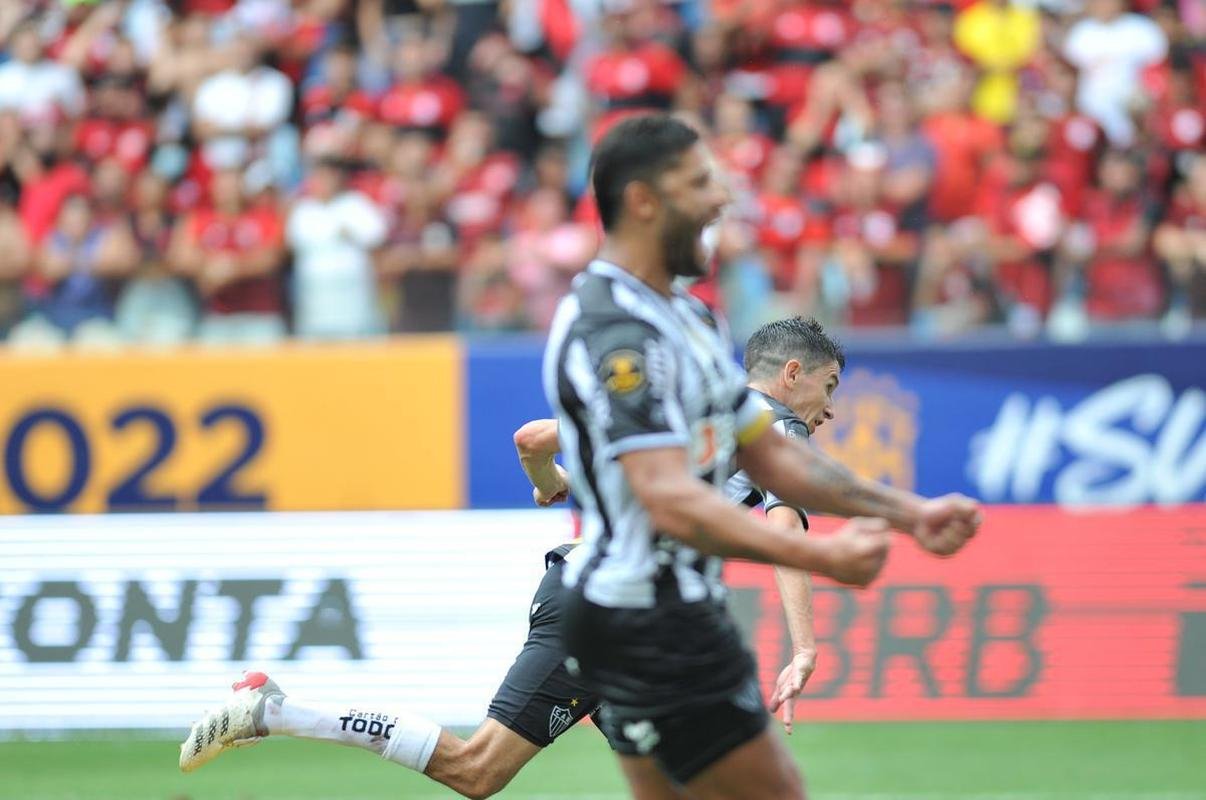 Nacho abriu o placar para o Atltico na final da Supercopa: 1 a 0