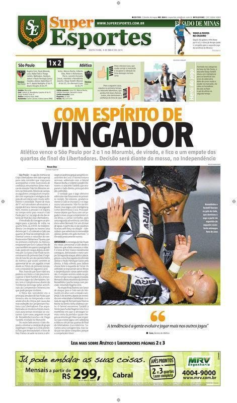 So Paulo 1 x 2 Atltico, ida das oitavas de final, (02/05), Morumbi