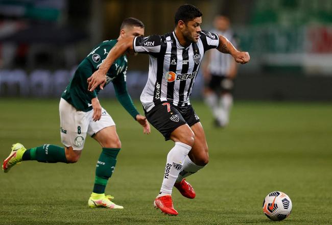 Fotos do jogo de ida da semifinal da Copa Libertadores de 2021, entre Palmeiras e Atltico, no Allianz Parque, em So Paulo