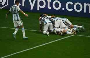 As melhores imagens da final da Copa do Mundo entre Argentina e Frana, no Estdio Icnico de Lusail, no Catar