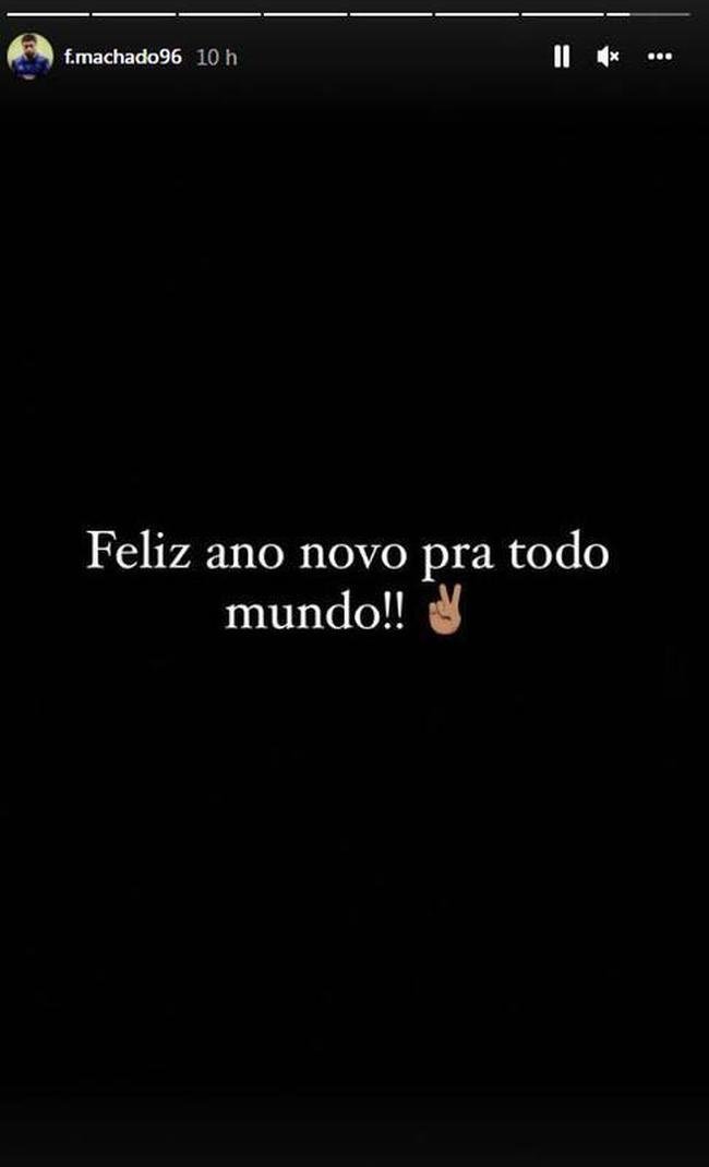  Filipe Machado deixa mensagem para os seguidores