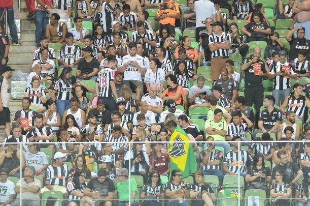 Torcedores do Atltico lotaram Independncia em partida contra o Defensor, pela Copa Libertadores