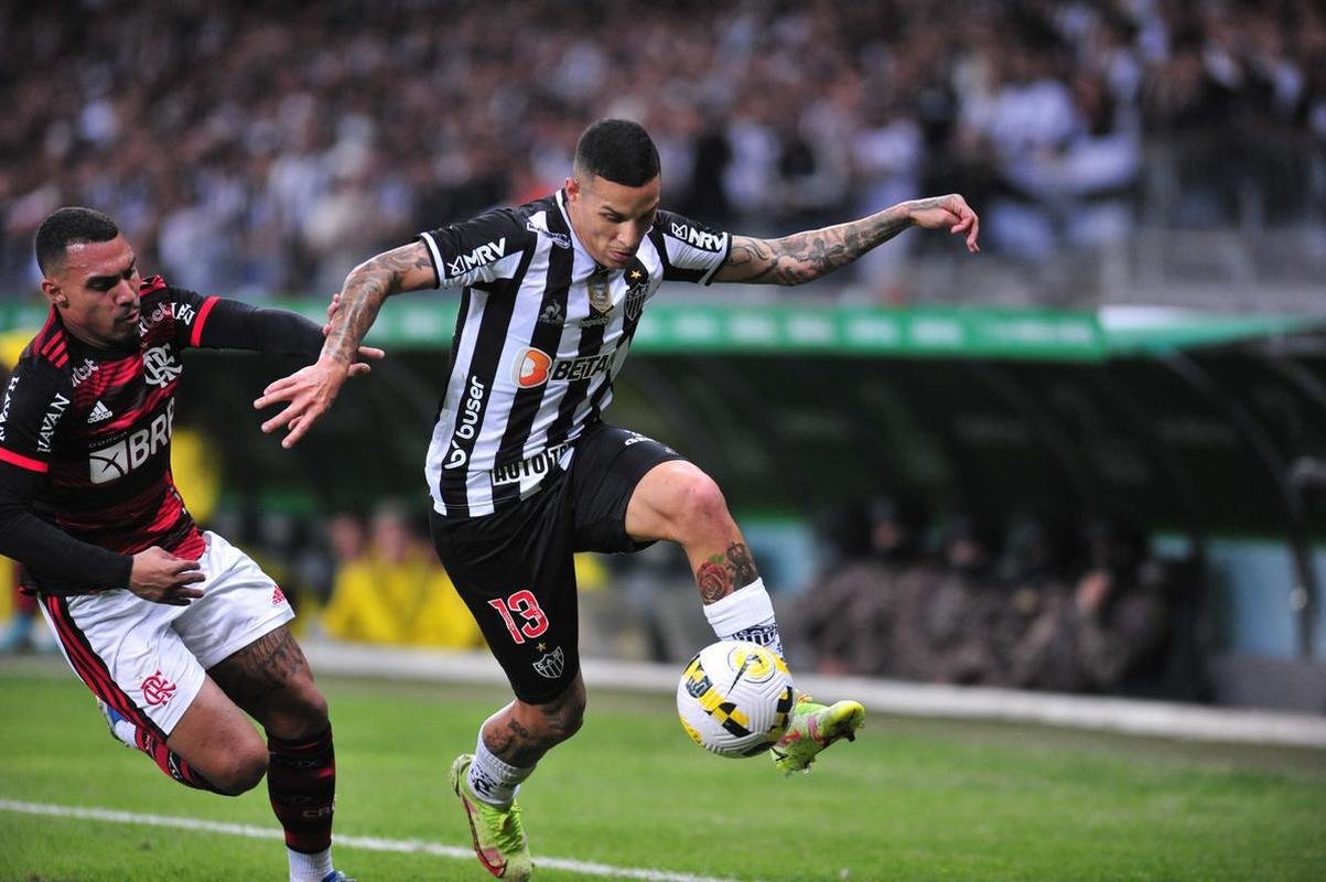 Fotos do jogo de ida das oitavas de final da Copa do Brasil, entre Atltico e Flamengo, no Mineiro (22/6/2022)