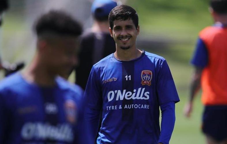 Daniel Penha: meia é jogador do Newcastle Jets, da Austrália, até junho de 2022, por empréstimo