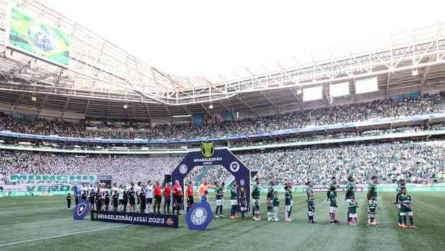 Palmeiras e Botafogo se enfrentaram no Allianz Parque