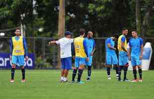 Fotos do treino do Cruzeiro desta quarta-feira (31/1), na Toca II (Ramon Lisboa/EM D.A Press)