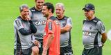 Novo atacante do Atltico participou de ltimo treino antes de clssico contra o Cruzeiro