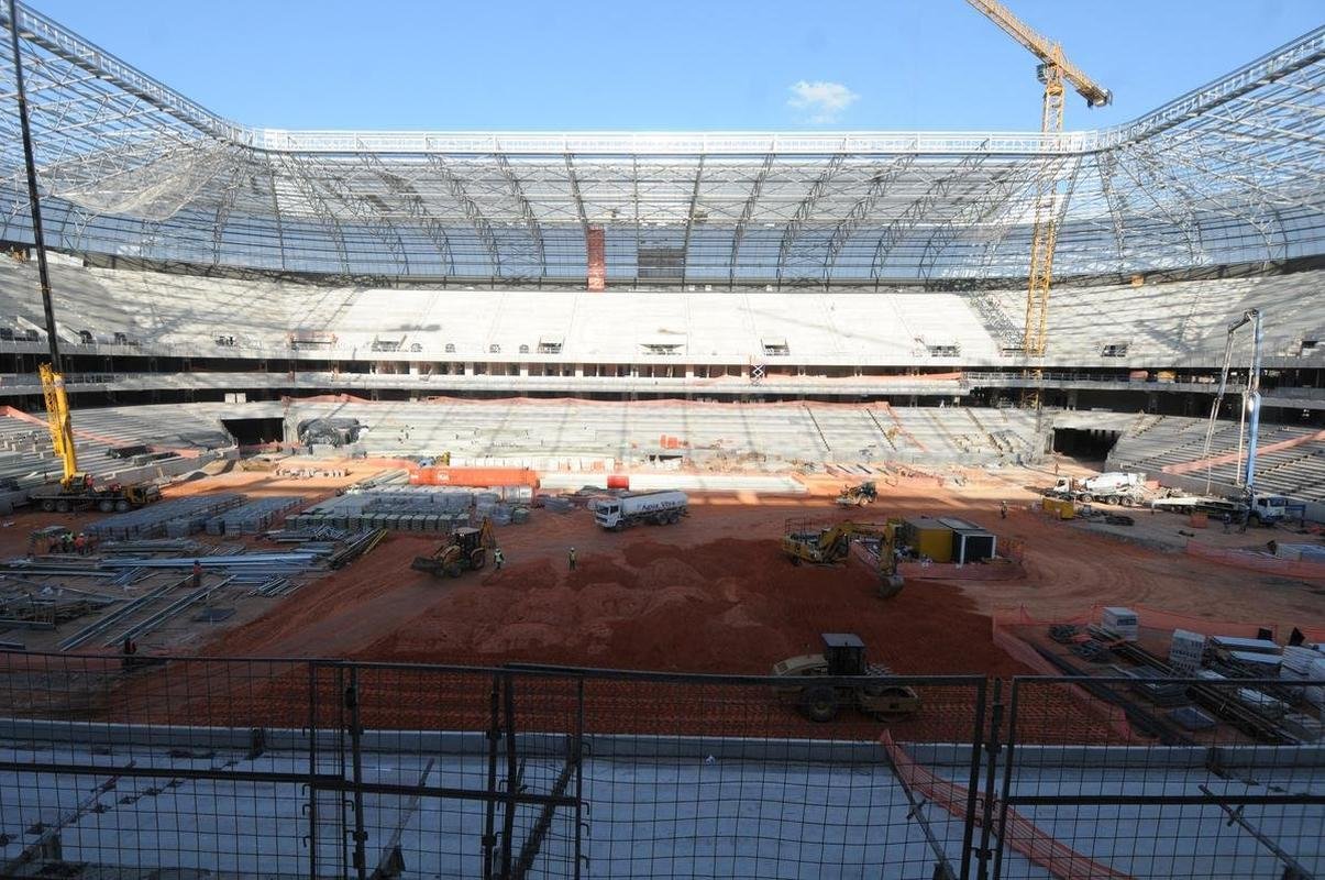 Futuro estdio do Galo, Aena MRV est com 60% das obras concludas