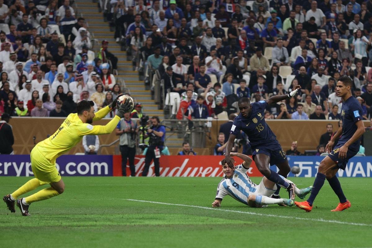 As melhores imagens da final da Copa do Mundo entre Argentina e Frana, no Estdio Icnico de Lusail, no Catar