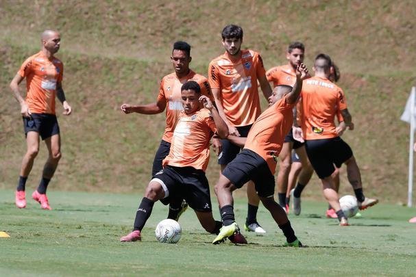 Fotos do último treino do Atlético antes da estreia de Sampaoli