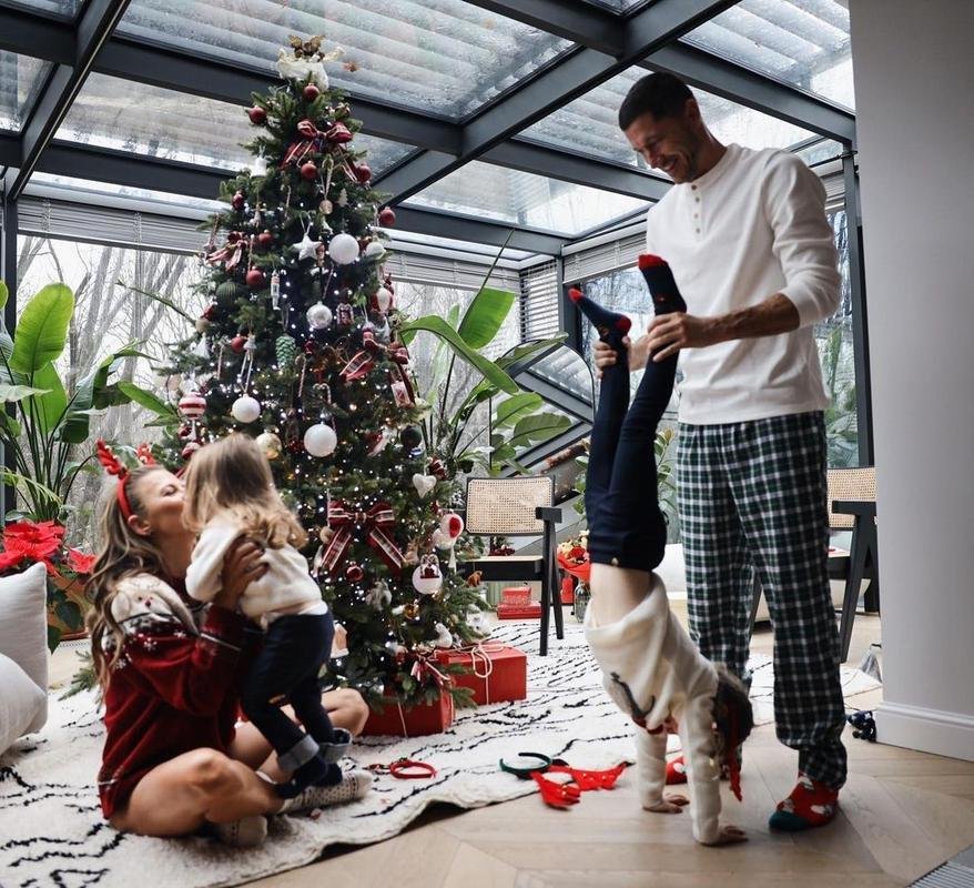 Lewandowski e famlia