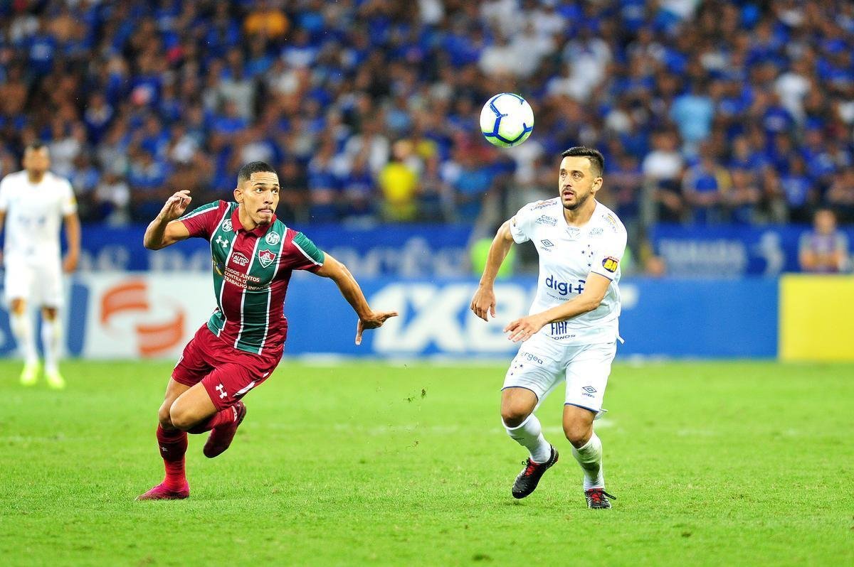 No segundo tempo, Cruzeiro pressionou o Fluminense em busca do gol da vitria