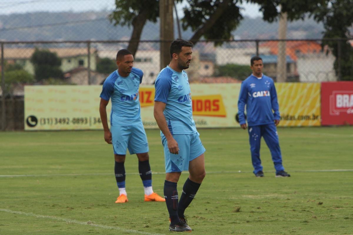 Imagens do treino do Cruzeiro neste domingo (20/05/2018)