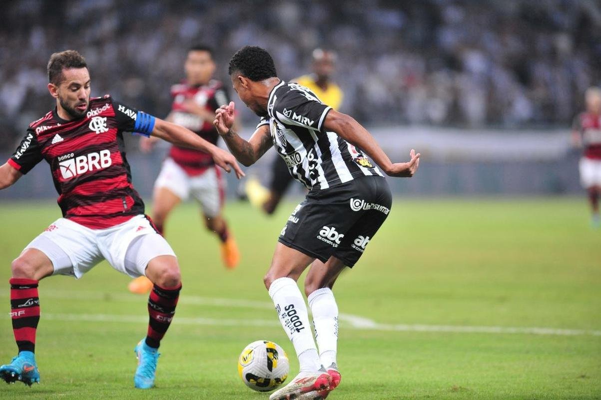 Fotos do jogo de ida das oitavas de final da Copa do Brasil, entre Atltico e Flamengo, no Mineiro (22/6/2022)