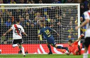 Benedetto marcou o gol do Boca Juniors sobre o River Plate na final da Libertadores, em Madri