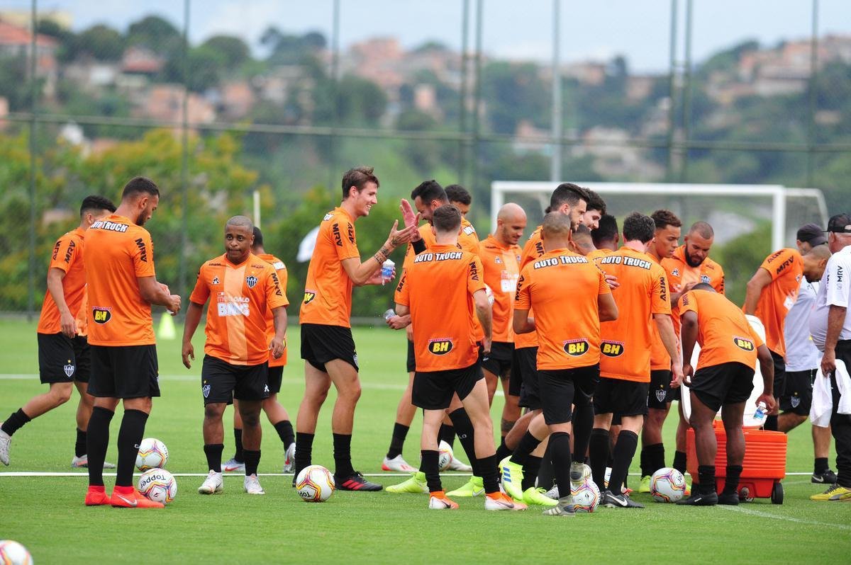 Fotos do primeiro treino do Atltico em 2020. Foi a primeira atividade comandada pelo venezuelano Rafael Dudamel