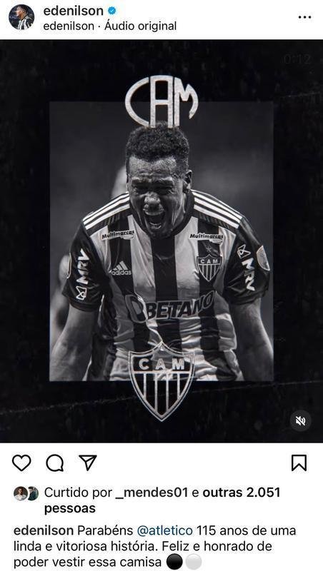 Jogadores e ex-atletas do Atltico mandaram mensagens ao clube pelo aniversrio de 115 anos.