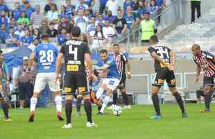 Fotos do jogo entre Cruzeiro e So Paulo