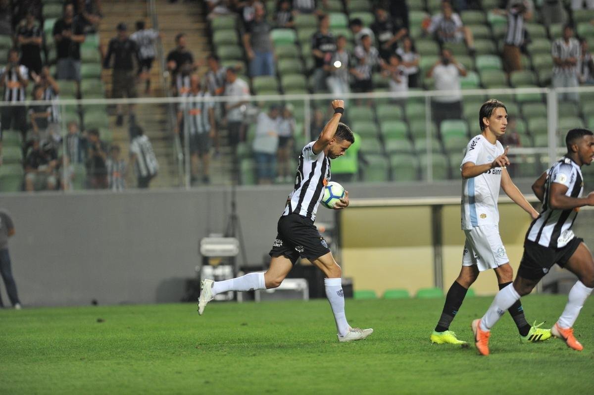 Fotos do jogo entre Atltico e Grmio