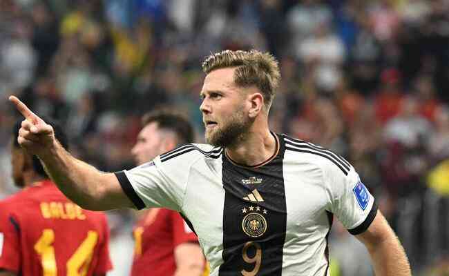 Nicklas Fullkrug foi o autor do gol de empate da Alemanha contra a Espanha