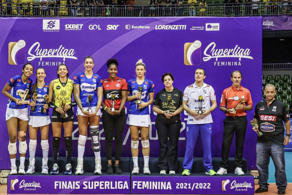 Seleo dos melhores da Superliga Feminina nesta temporada 